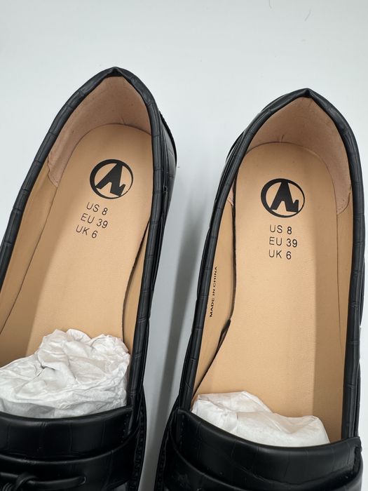 Czarne mokasyny rozmiar 39