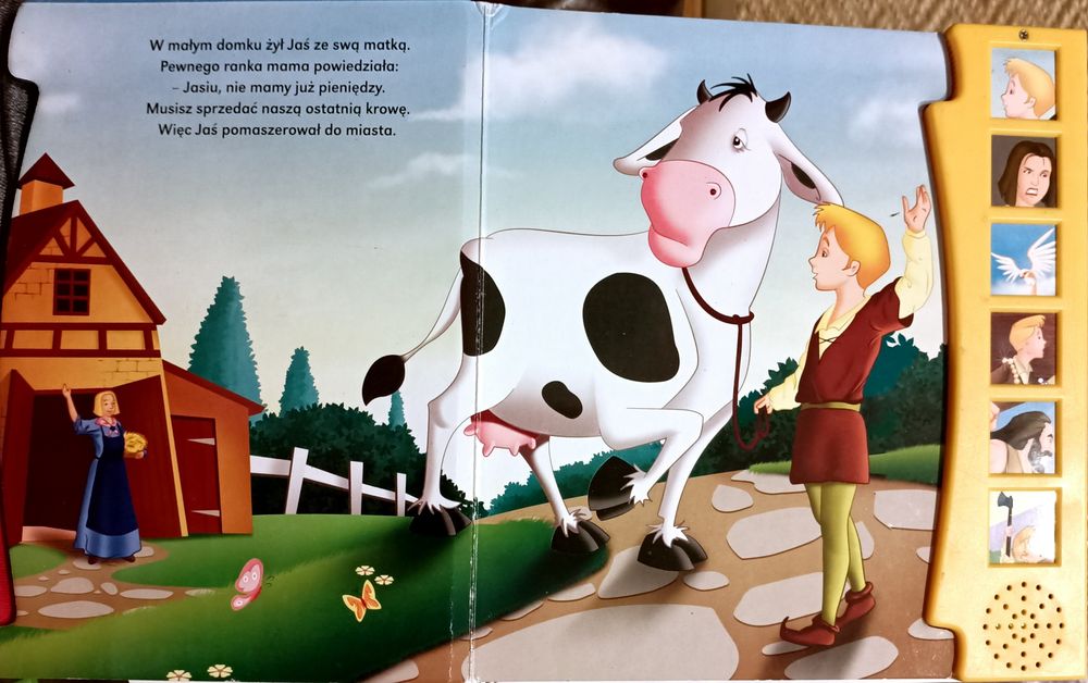 Książka z dźwiękami Jaś i magiczna fasola