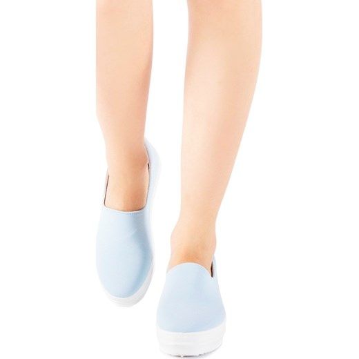 Nowe błękitne trampki tenisówki slip on 40