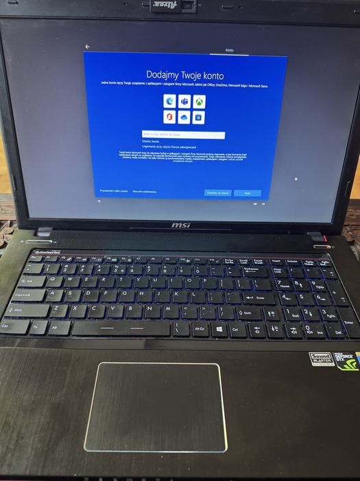 Laptop MSI ge70 20d + zasilacz + torba