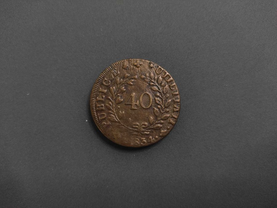 Moeda 40 Reis 1834 - PATACO Muito Bonito