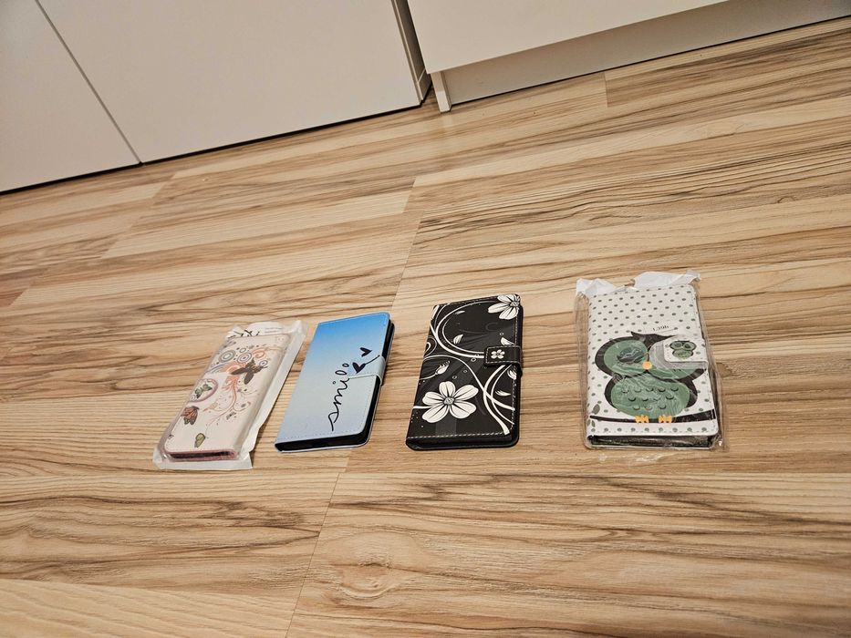 4 Szt Etui Kabura Na Telefon Huawei Sony Samsung Sowa Motyl Kwiat Nowe