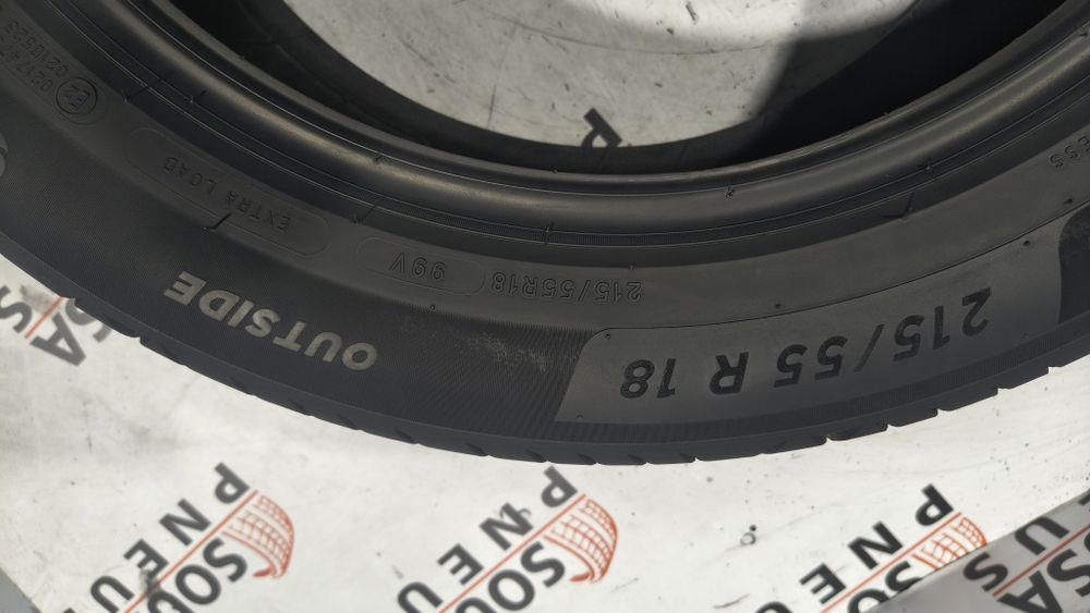 2 pneus semi novos 215-55R18 Michelin - Oferta dos Portes