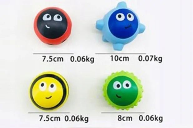 Gumowe Piłki Piłeczki Sensoryczne Owady A008