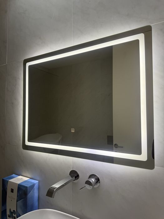 Espelho led retangular