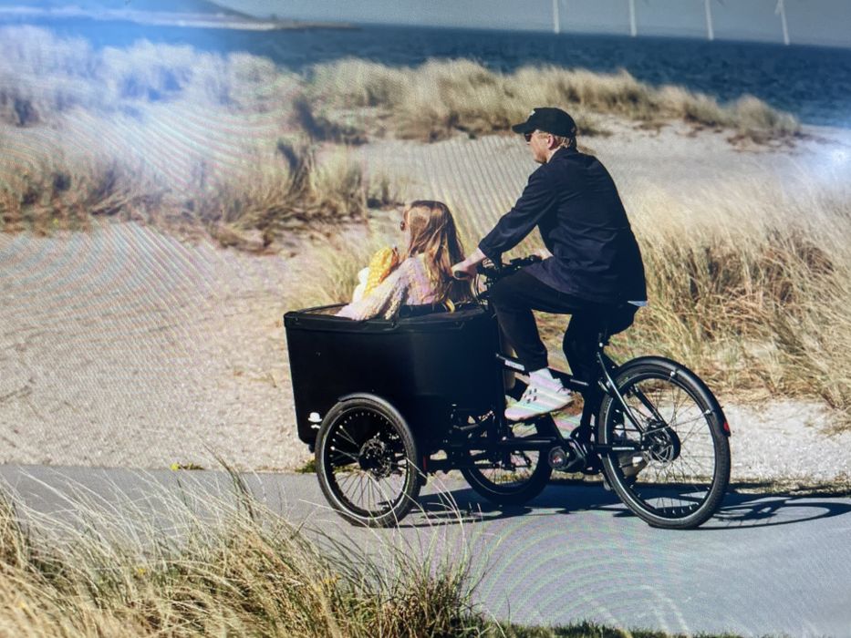 Bicicleta eletrica  para transportar crianças