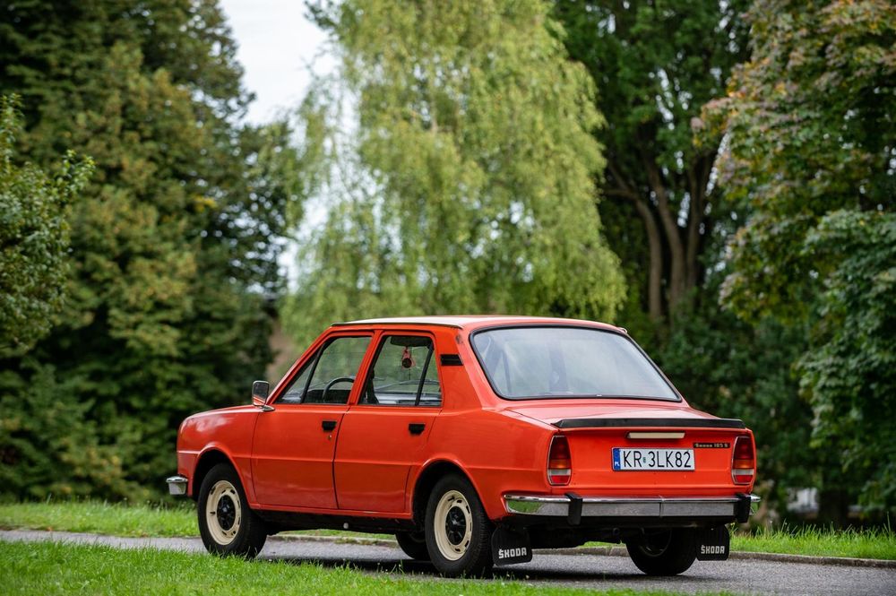 Skoda 105S 1982 r. – samochód zabytkowy – żółte tablice Niski przebieg 31000