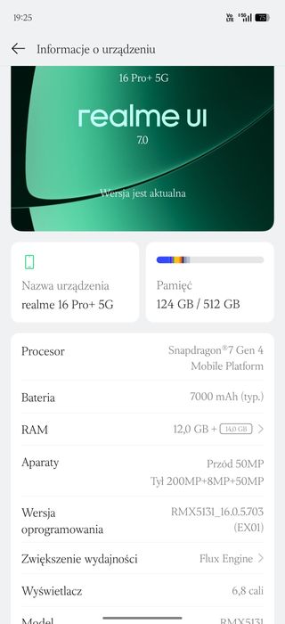 Realme 16 pro+ 12/512