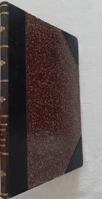 Lisboa antiga e Lisboa moderna p/ Angelina Vidal 3 Vol. 1901/1903 Raro