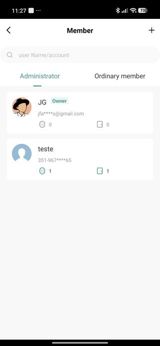 Controlo de acessos Safire Wi-fi com APP Tuya ou Smart Life