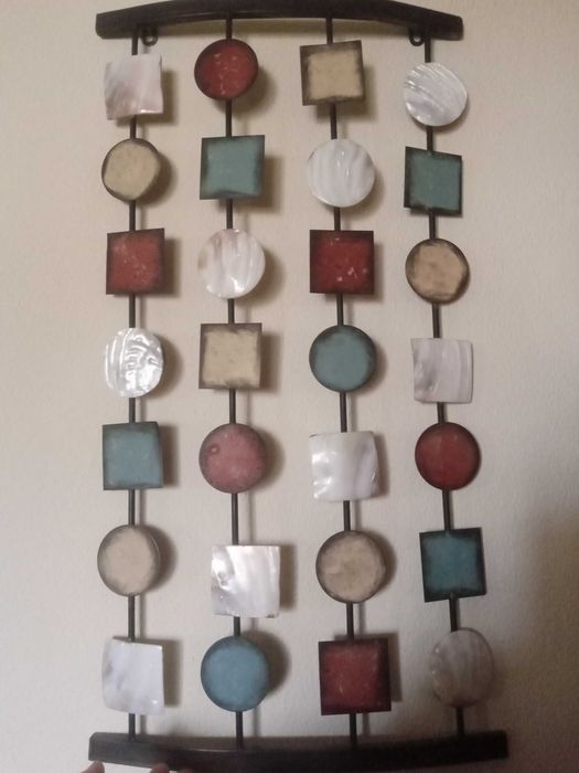 Peça Decorativa Parede em Ferro