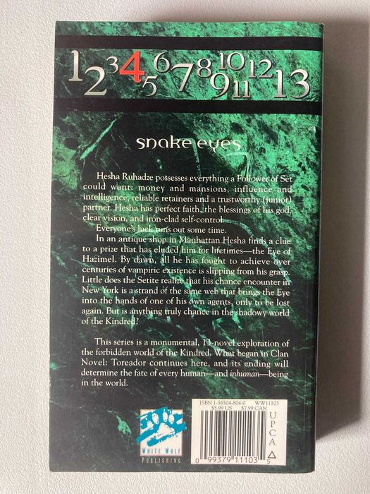 Clan Novel: Setite, by Kathleen Ryan [Vampire The Masquerade]