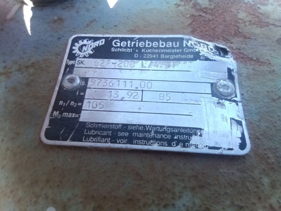 Motoreduktor przekładnia NORD 30kw 105obr
