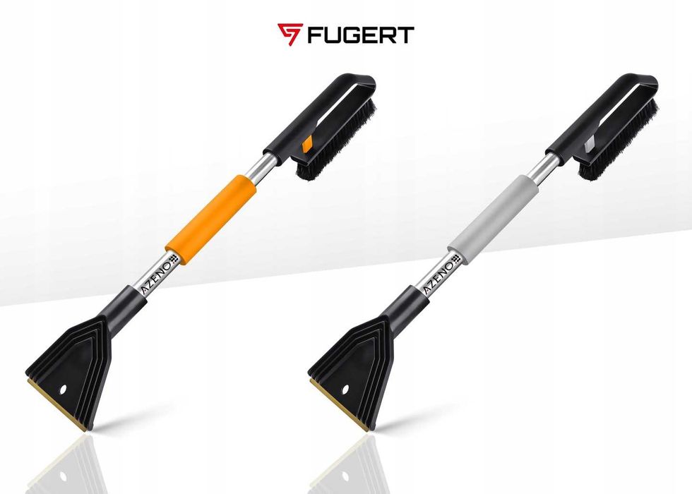 Skrobaczka do szyb 70 cm mosiężna ze szczotką Po zwrocie