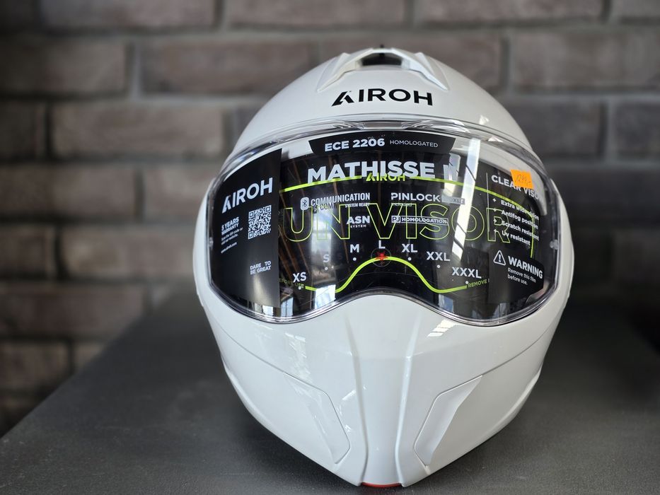 Kask motocyklowy z podnoszoną szczęką do tyłu Arioh Mathisse II L