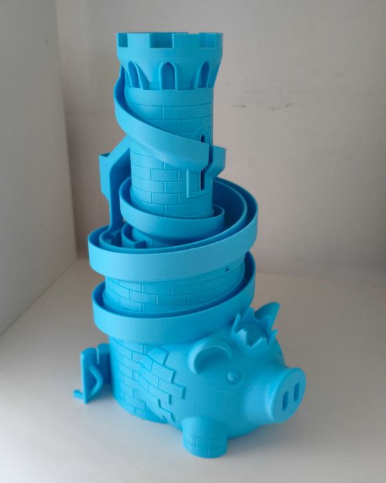 Porco Mealheiro com pista de moedas