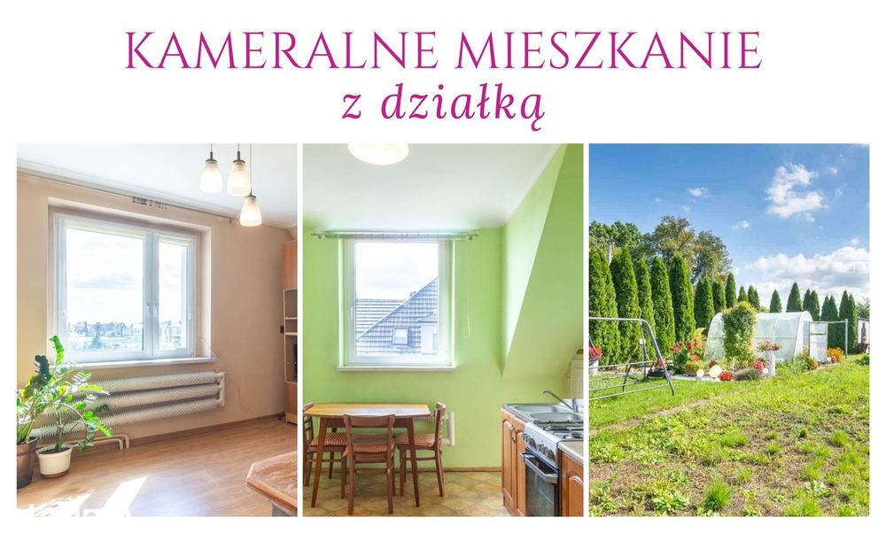 *** Kameralne mieszkanie z działką - 12 minut od Głubczyc! ***