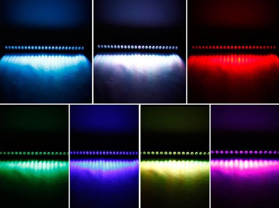 Barra Bar Led DMX com 24 Leds 72W RGB