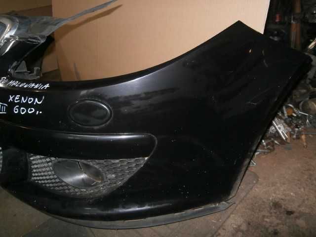 seat altea XL toledo III zderzak przód przedni czarny Xenon spryski