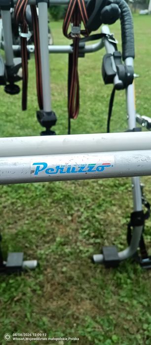 Bagażnik na klapę Peruzzo . Na trzy rowery
