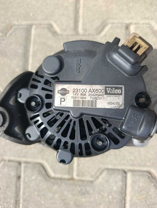 Micra K12 alternator 1,2 16V benzyna Nissan