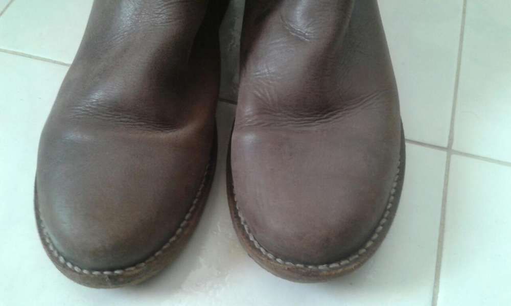 Botas Seaside Castanhas em pele