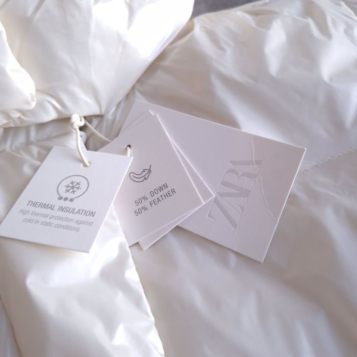 Новий пуховик Zara на 9-10 років 140 пухова куртка зима зара