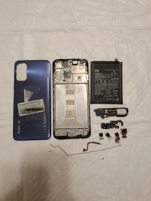 Redmi note 10 5G.  4/128 по запчастинам