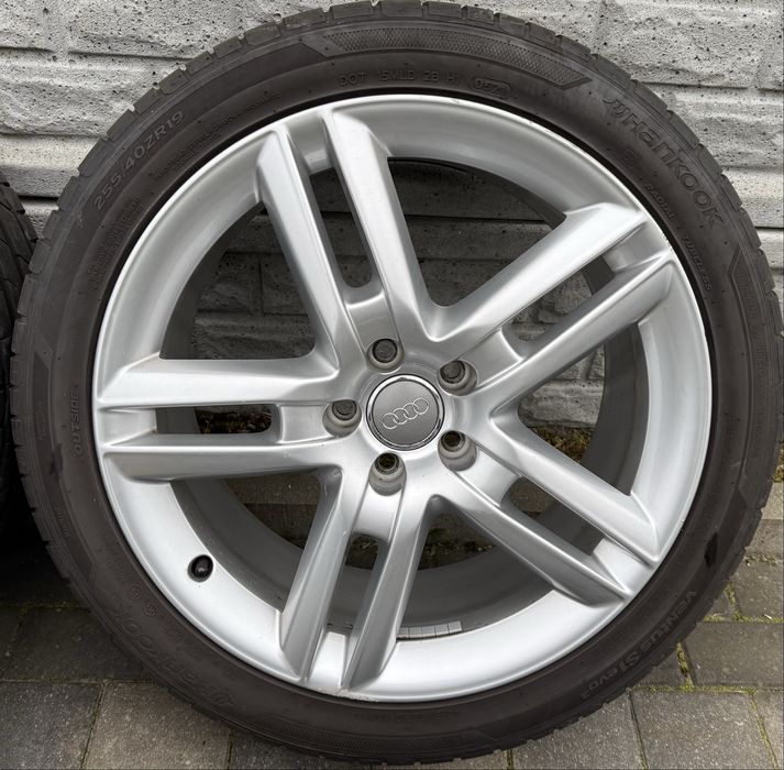 Oryginalne felgi Audi S6 A6 A7 Q5 C7 5x112 ET45 8.5J 255/40R19 lato