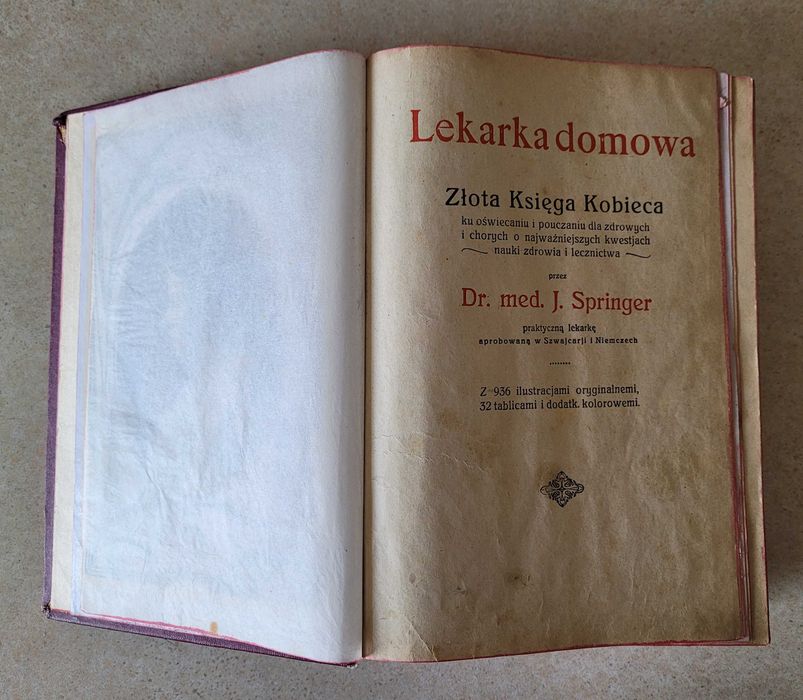 Książka Lekarka domowa. Złota Księga Kobieca