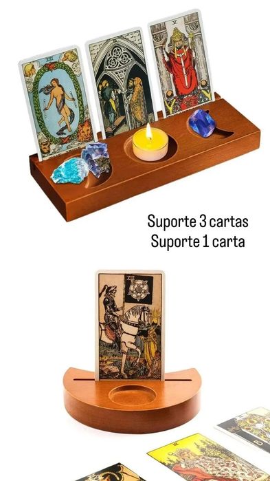 Suportes cartas e velas