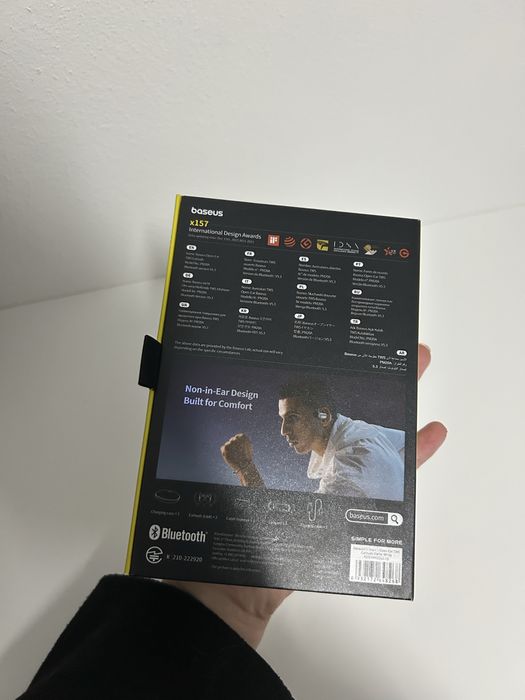 Earbuds Baseus Eli Sport 1 Open-Ear TWS Stellar Wireless White