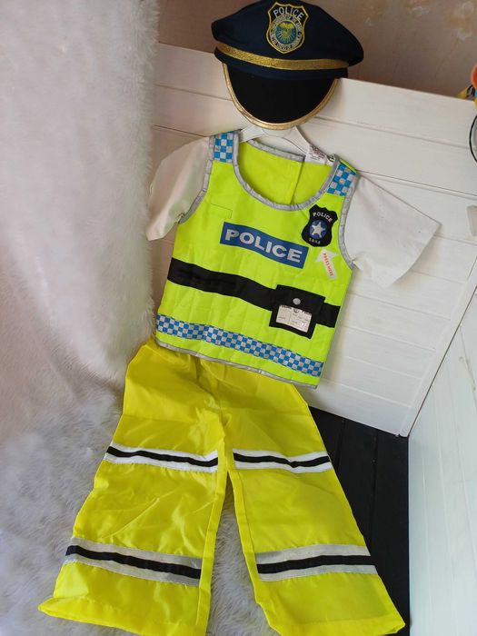 Карнавальний маскарадний костюм професії поліція поліцейський 4-5 рок