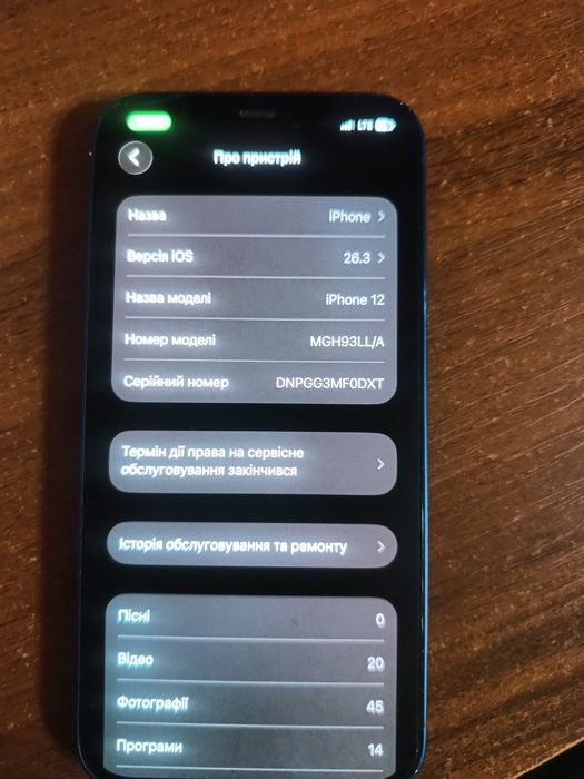 Продам iphone 12 64GB blue neverlok