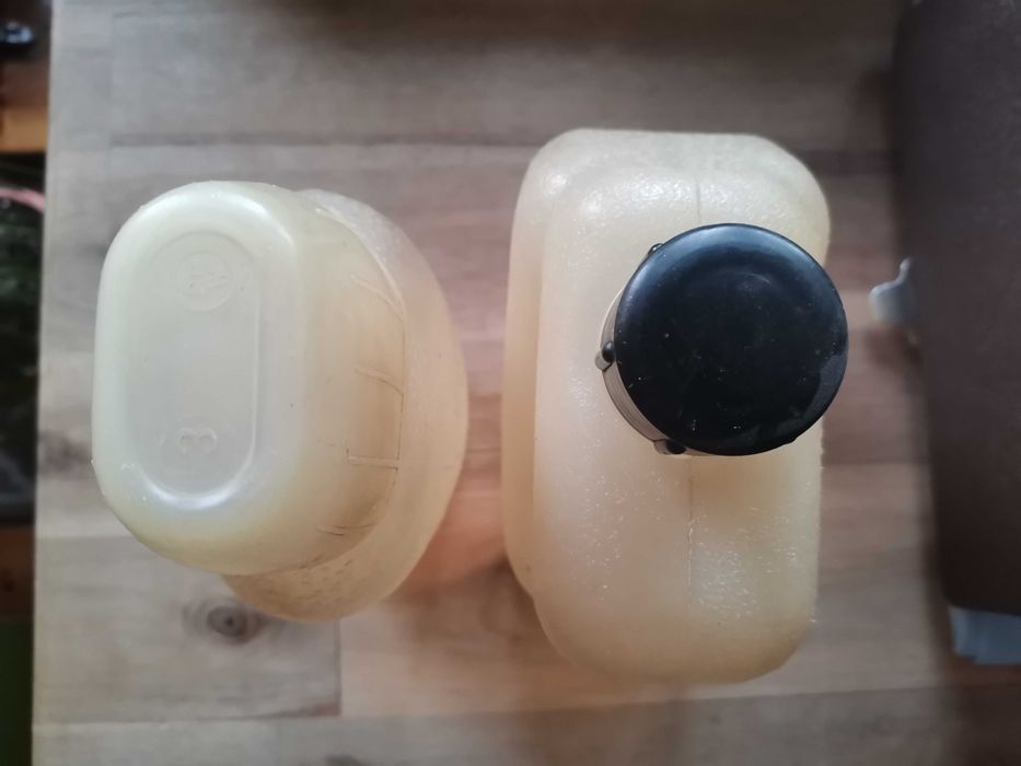 Plastikowy buklak, bidon PRL  2szt
