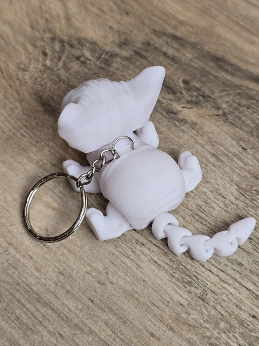 Breloczek Kota Sphynx 3d - Brelok Druk3d fidget Keychain mixGadzet