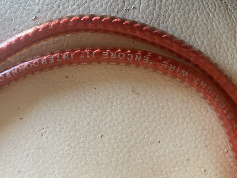 Cabos RCA Straight Wire  Encore II e Sonata