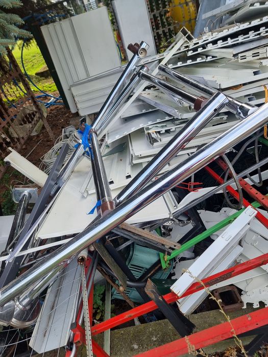 słupki sklepowe niklowane