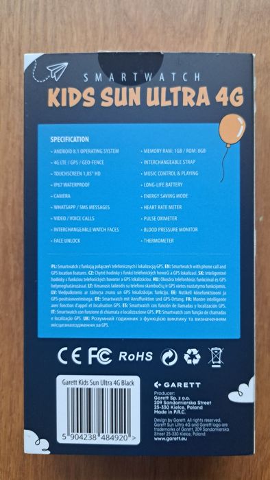 Smartwatch Garett Kids Sun Ultra 4G