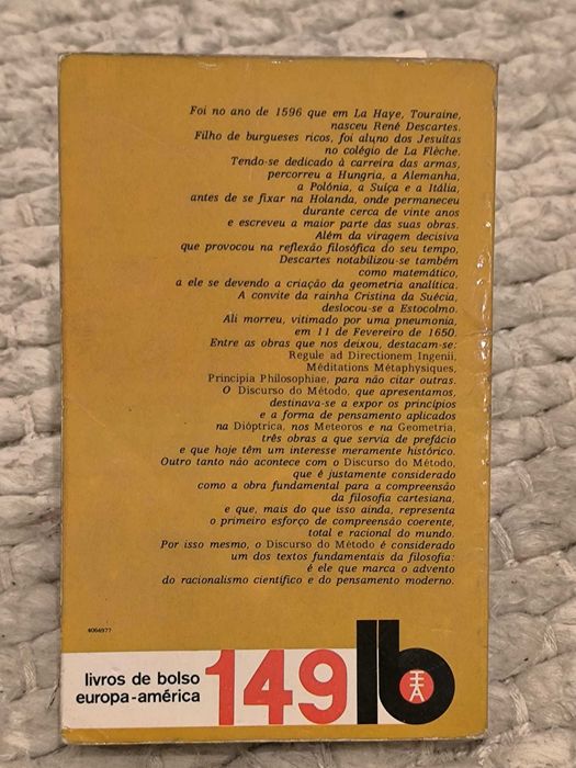 Discurso do Método
de Descartes