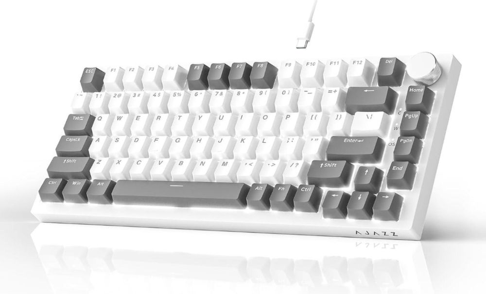 Клавіатура AJAZZ AK820 Grey-White Original Провідна