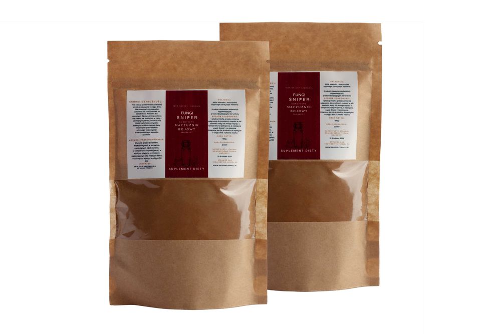 Maczużnik bojowy (Kordyceps) 10:1 ekstrakt - Dwa Opakowania po 100g