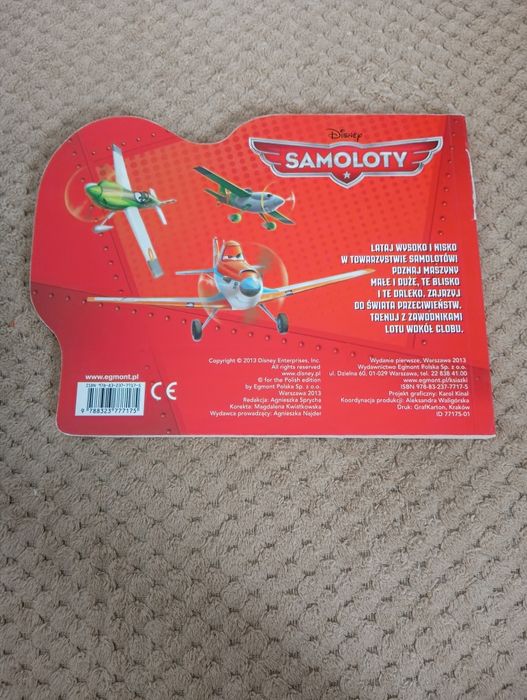 Książeczka o samolotach