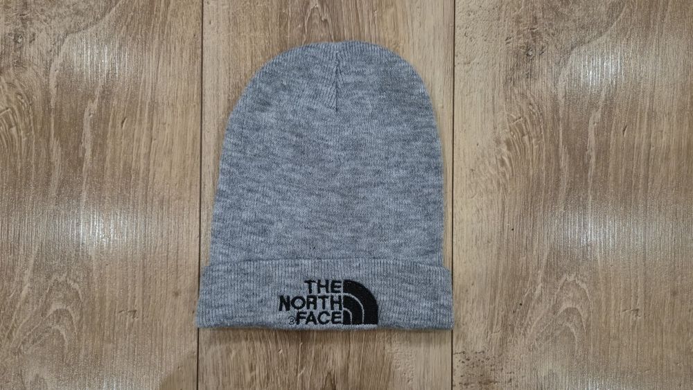 Szara czapka zimowa The North Face