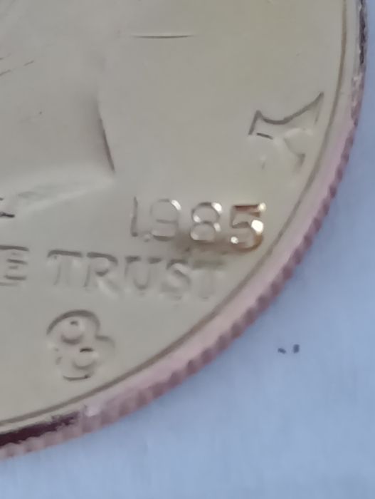1/2 dolara, HALF DOLLAR, pozłacany.