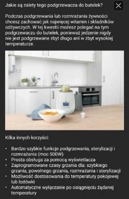 Podgrzewacz do butelek+ sterylizator Alecto BW700