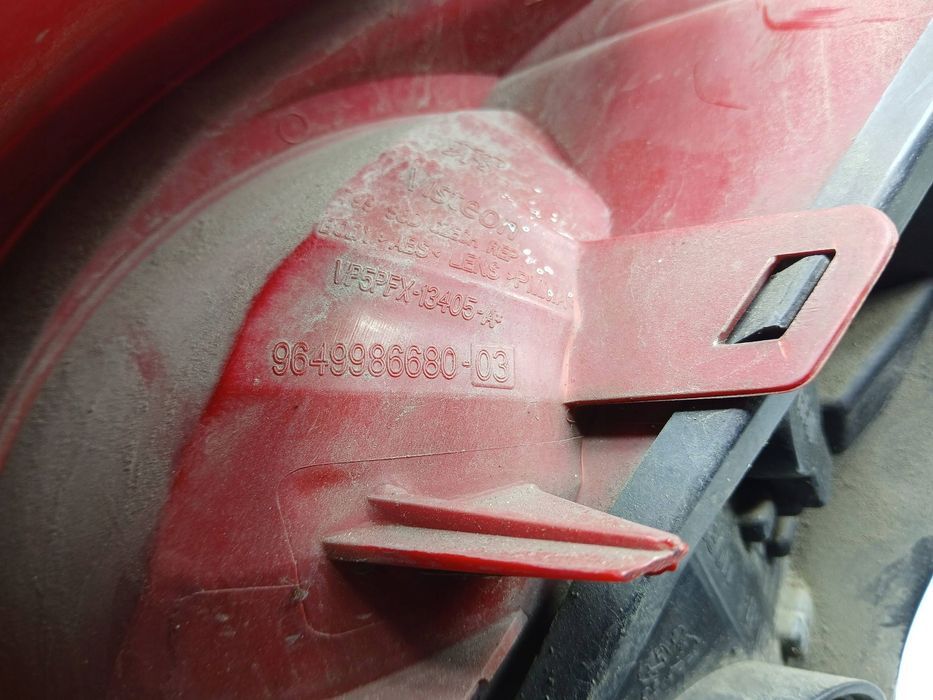 Lampa Lewa Tył Tylna Wkład Peugeot 207 Hb
