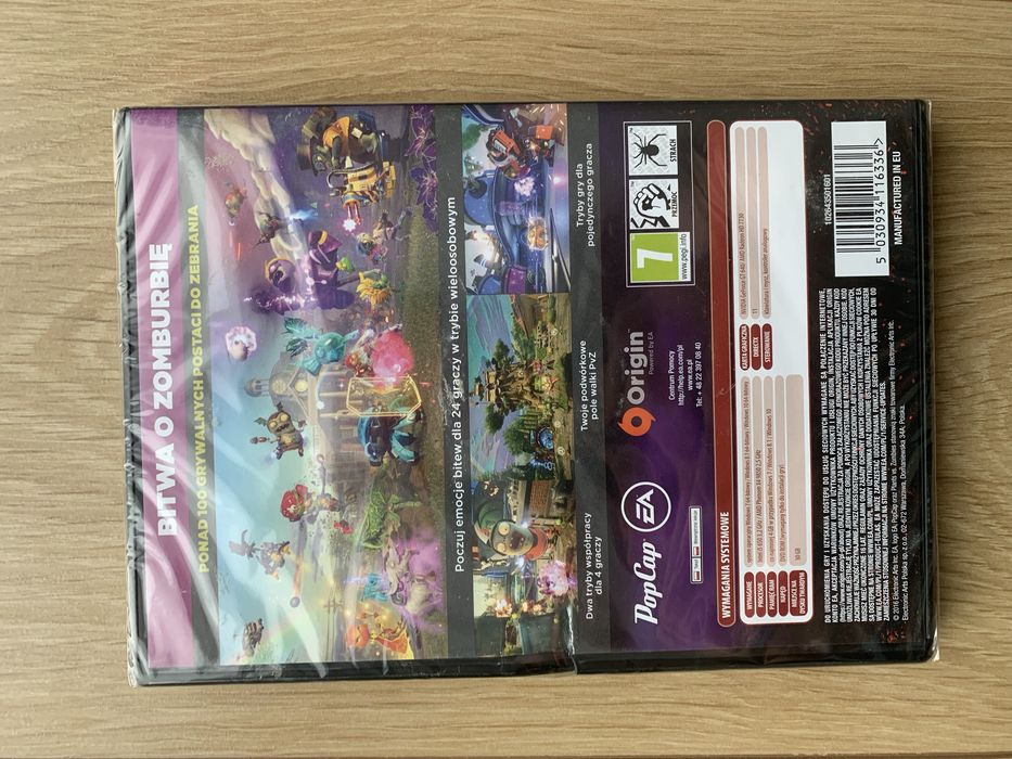 Plants vs zombies pc pl nowa w folii