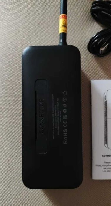 Ручний повітряний компресорний насос Carsun, з функ Powerbank.