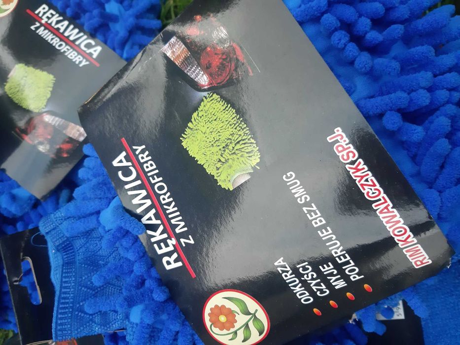 Rekawica z mikrofibry Szmatka do czyszczenia mycia Nowa